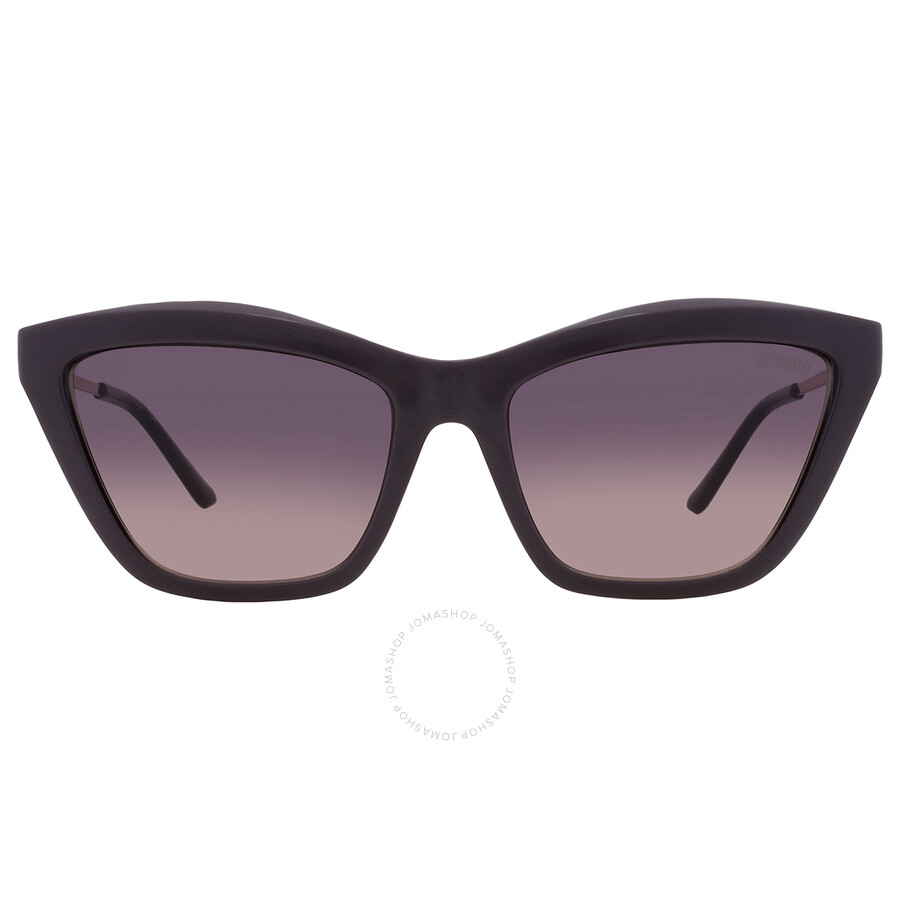 Guess Smoke Gradient Rectangular Ladies Sunglasses Gu00199 20b 56