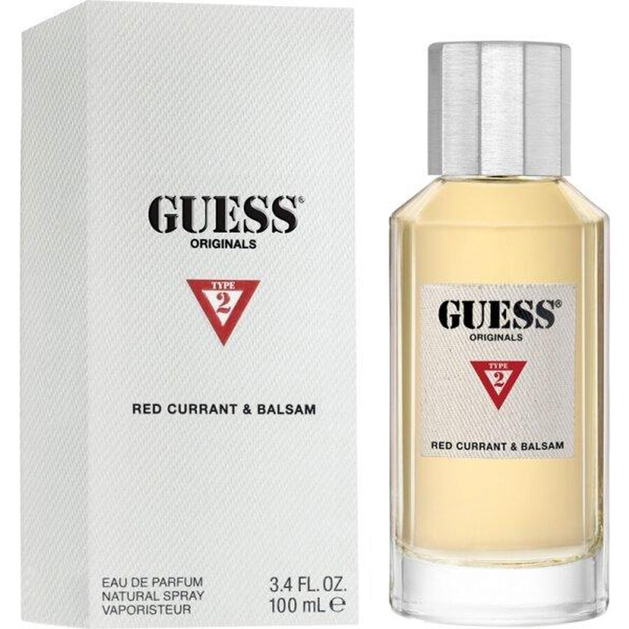 Guess Unisex Originals Type 2 Red Currant & Balsam EDP Spray 3.4