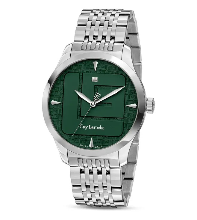 Guy Laroche Maxime Quartz Green Dial Men's Watch GLWGG0001202