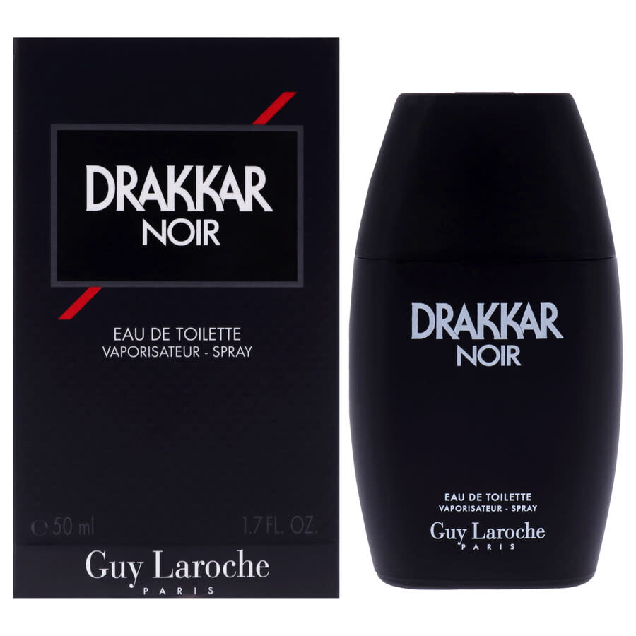 Guy Laroche Men's Drakkar Noir Edt Spray 1.7 oz (tester) Fragrances 843711400550 In Black