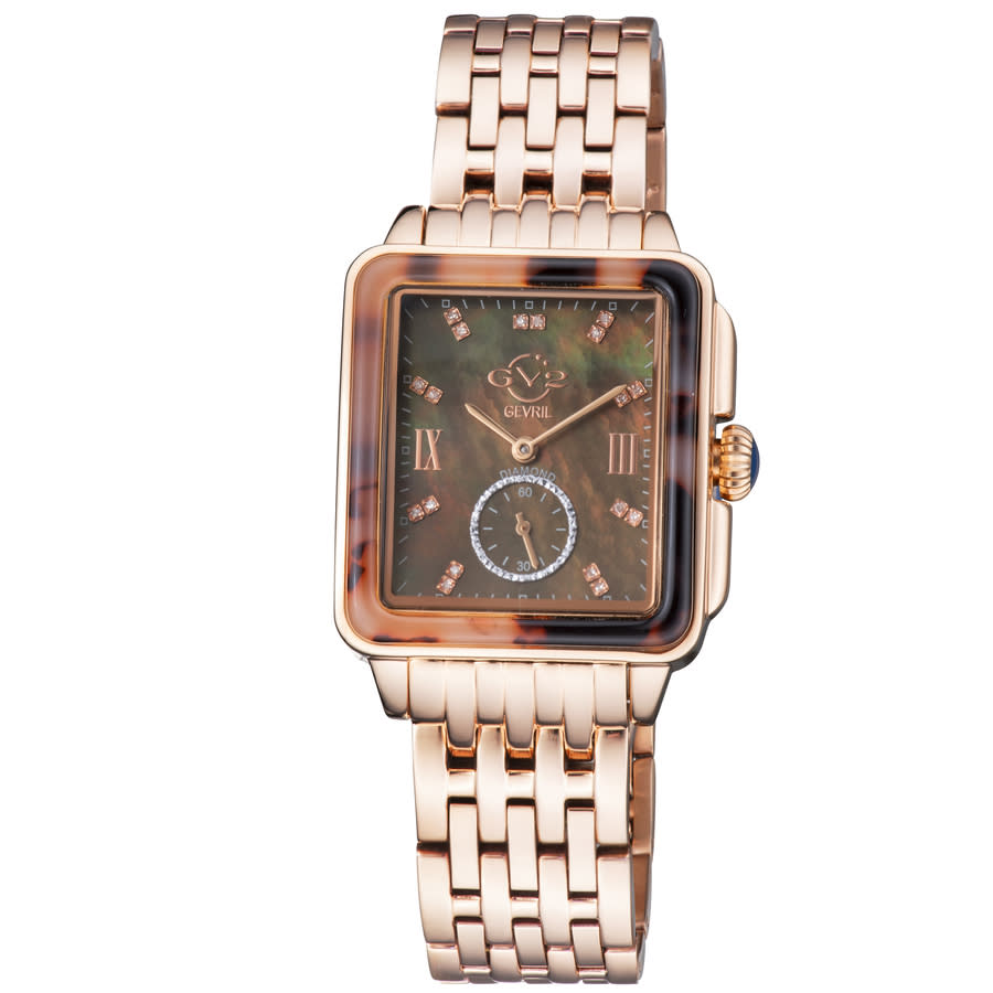 Gv2 By Gevril Bari Tortoise Mother of Pearl Dial Ladies  display picture 3