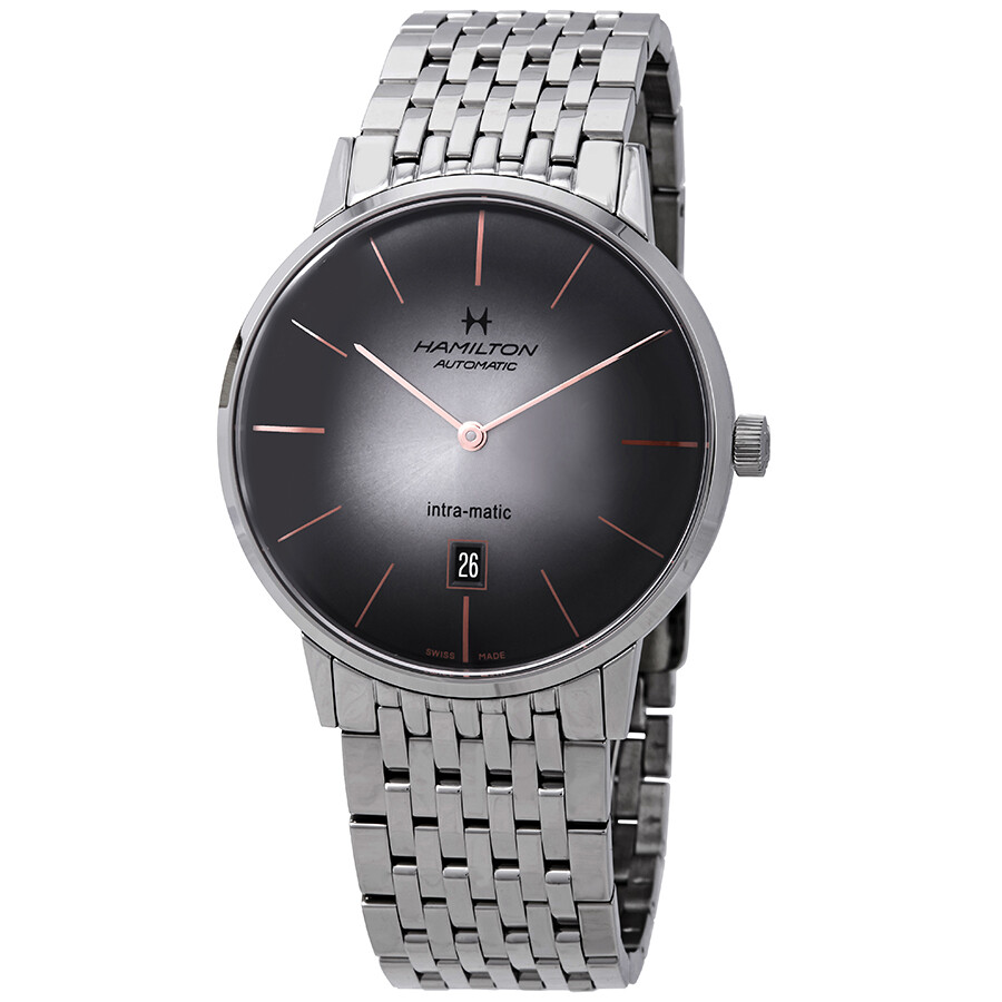 American Classic Automatic Dark Grey DiaMens Watch H38755181