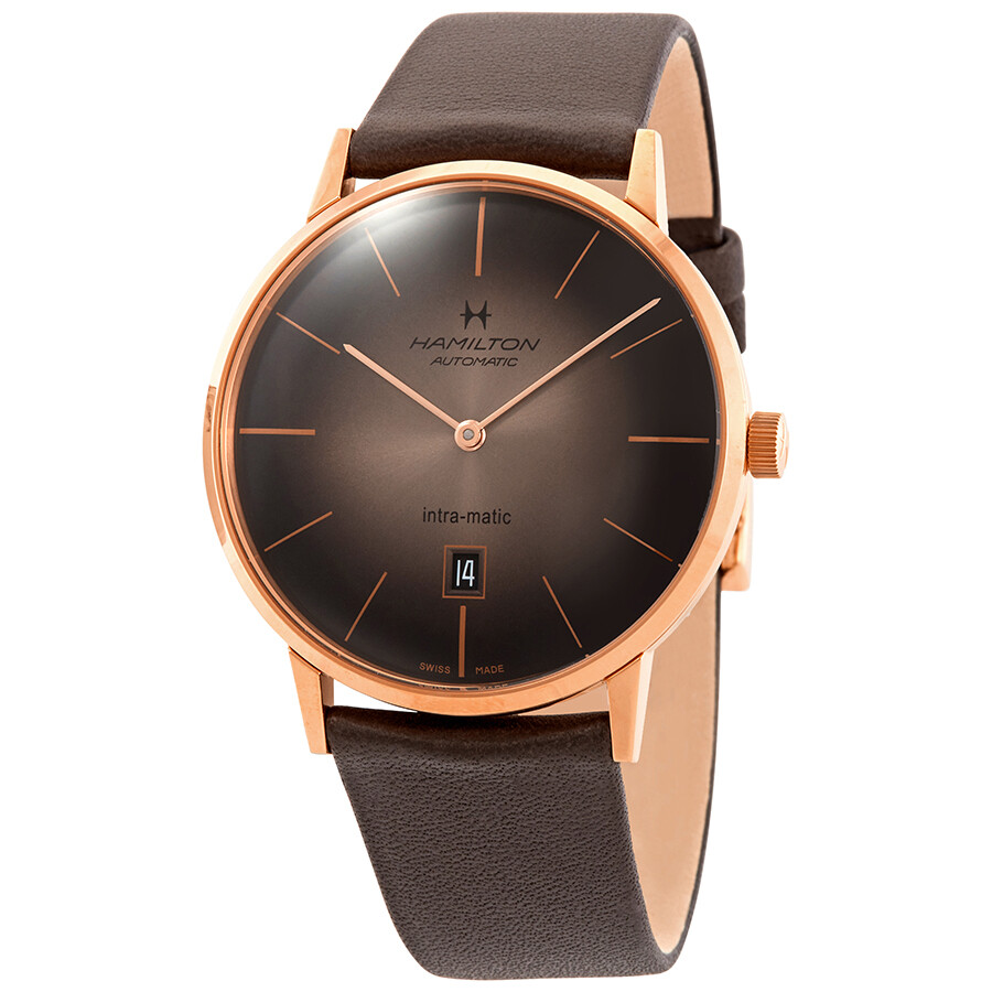 American Classic Intra-Matic Automatic Brown Dial Men's Watch H38745501