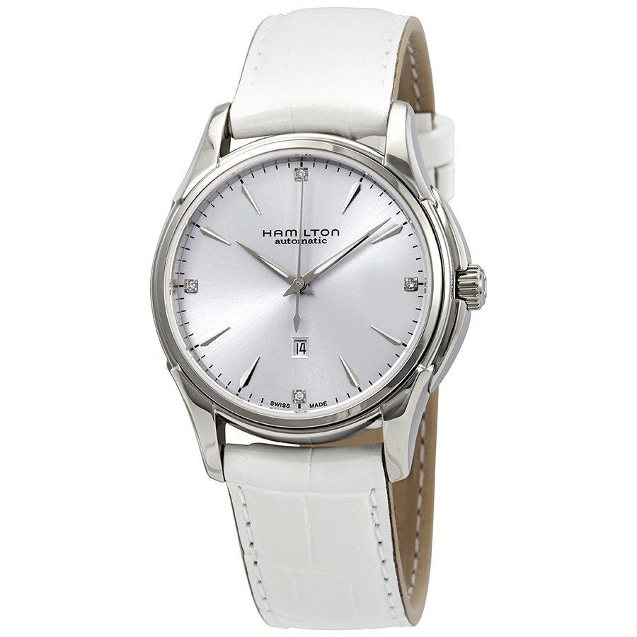 Jazzmaster Automatic Diamond Silver Dial Ladies Watch H32315842