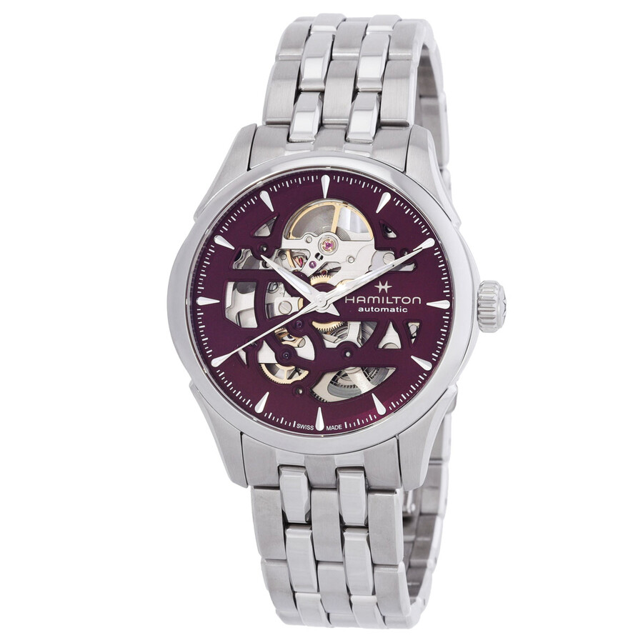 Jazzmaster Automatic Purple Dial Ladies Watch H32265101