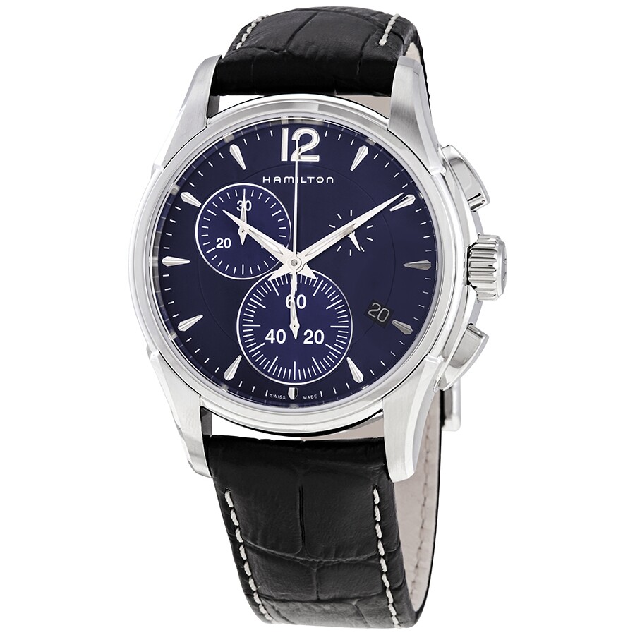 Jazzmaster Chronograph Quartz Blue Dial Men's Watch H32612741