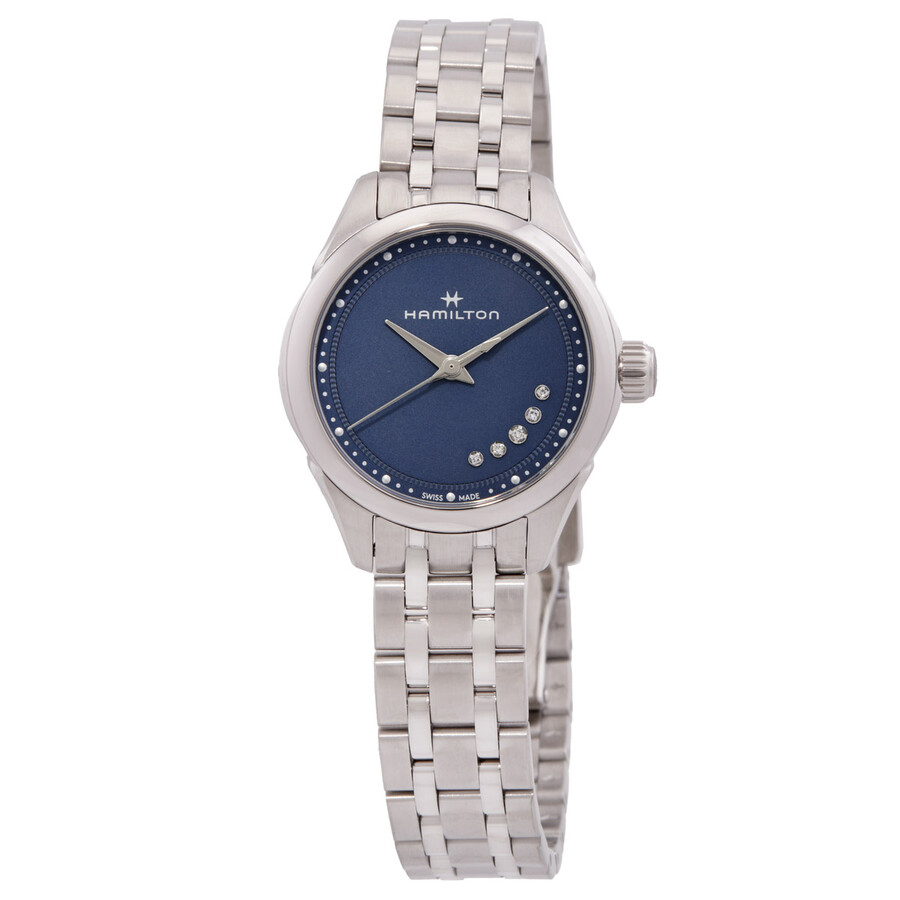 Jazzmaster Lady Quartz Crystal Blue Dial Ladies Watch H32111140