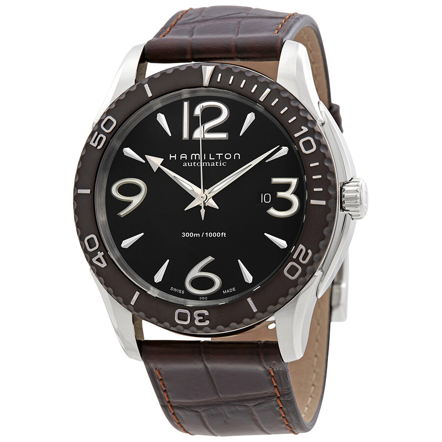 Jazzmaster Seaview Automatic Black Dial Men's Watch H37715535