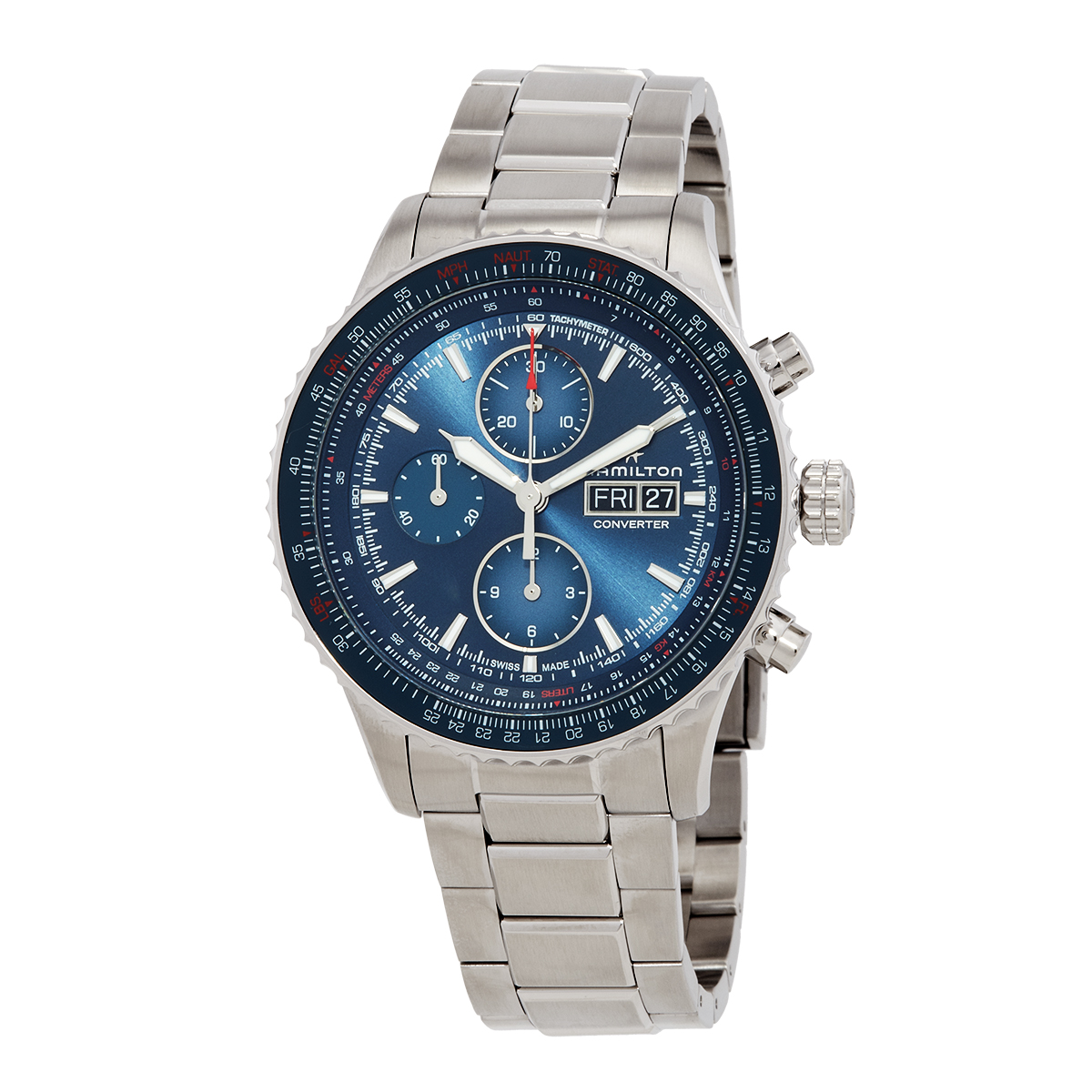 Hamilton Khaki Aviation Chronograph Automatic Blue Dial Watch