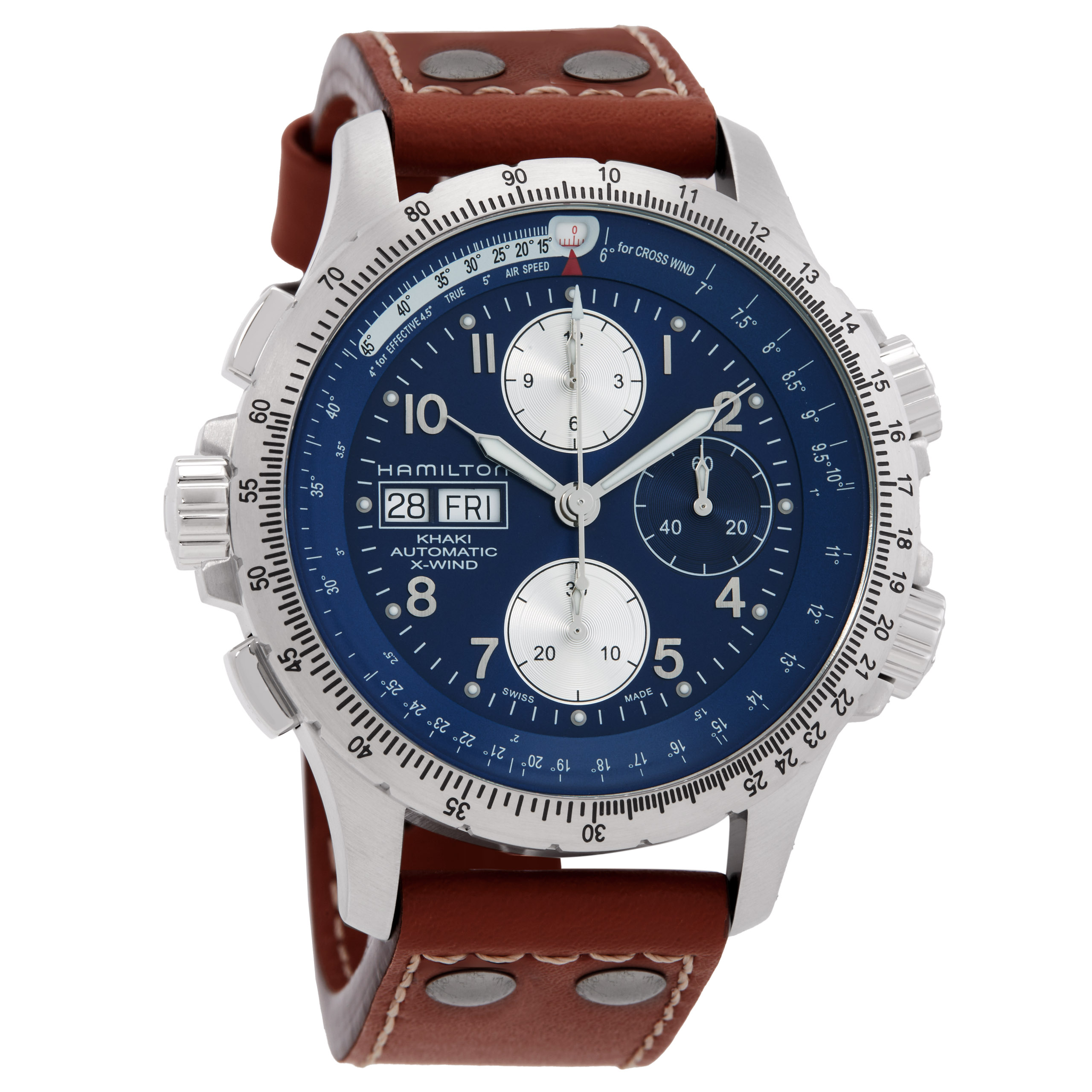 Hamilton Khaki Aviation Chronograph X-Wind Automatic Blue Dial