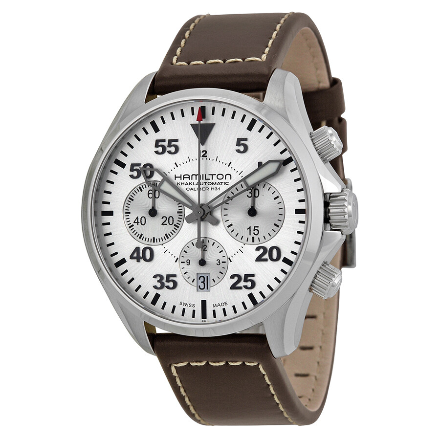 Khaki Aviation Pilot Automatic Chronograph Men's Watch H64666555