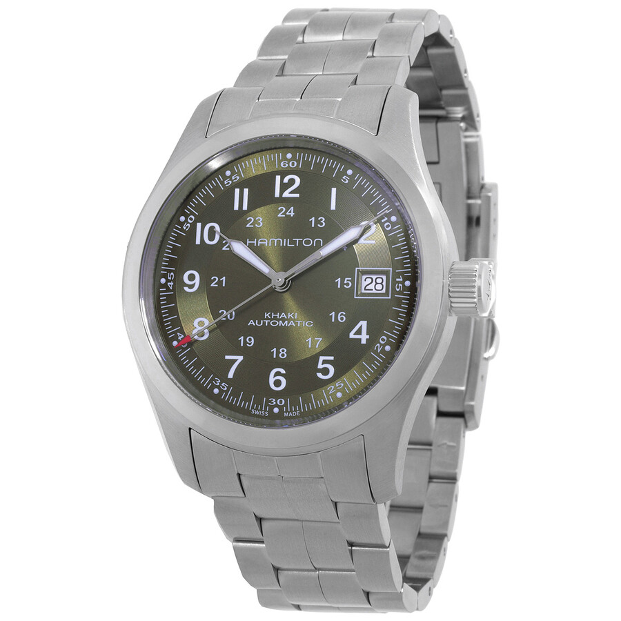 Khaki Field Automatic Green Dial Watch H70455160