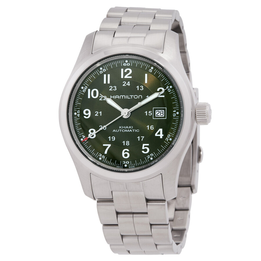 Khaki Field Automatic Green Dial Watch H70605160