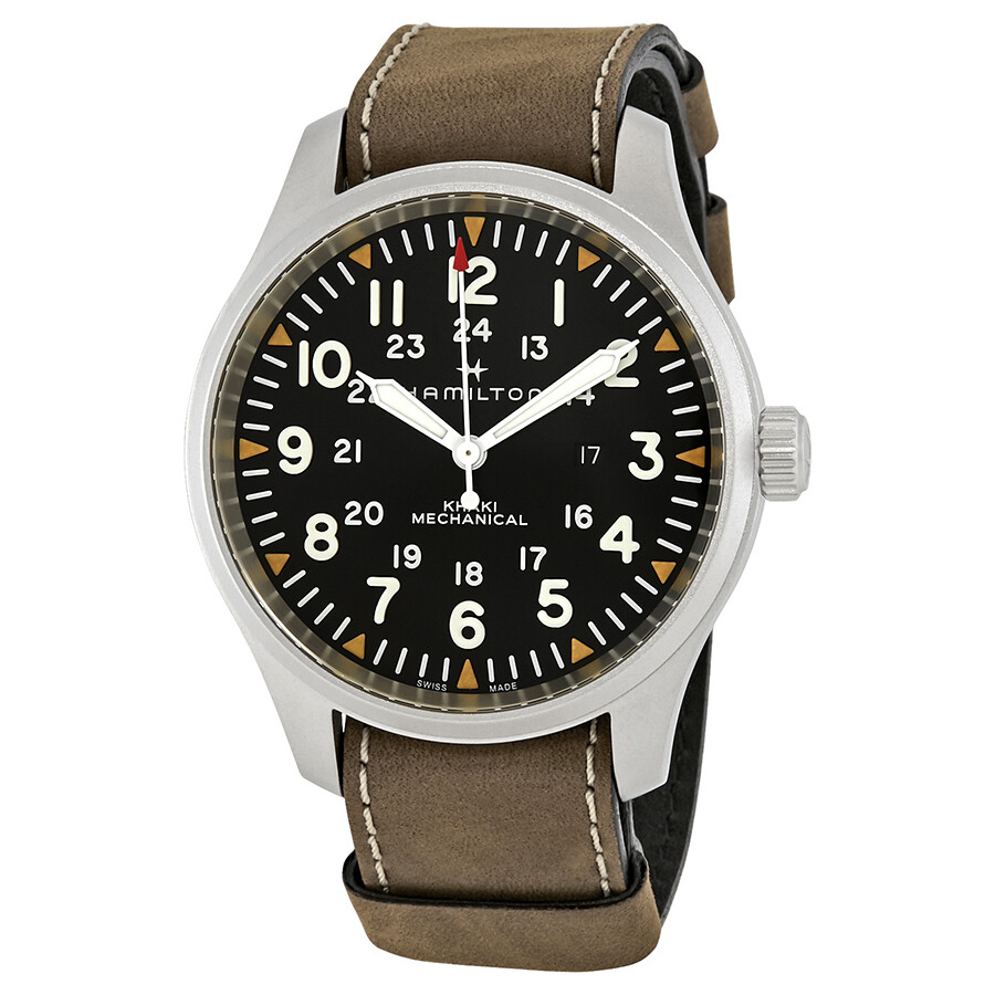 Khaki Field Black Dial Men's Limited Edition Hand Wound Watch H69819530