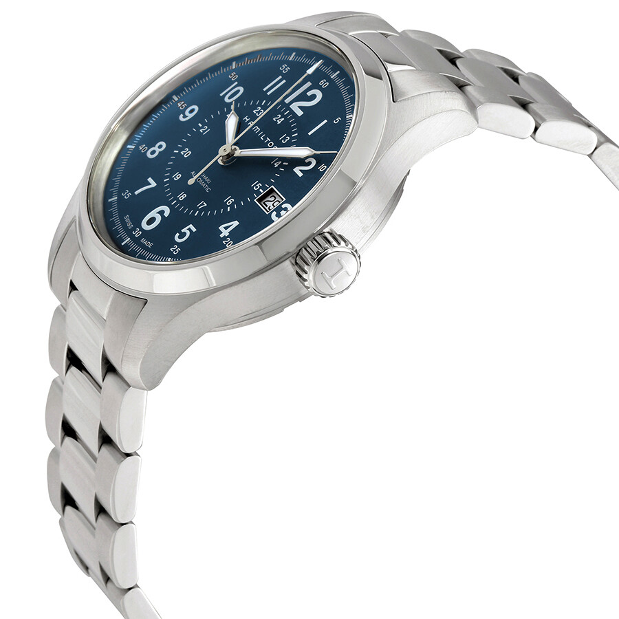 hamilton khaki blue dial