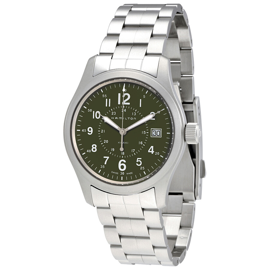 Hamilton Khaki Field Olive Green Dial Men's Watch H68201163 Khaki