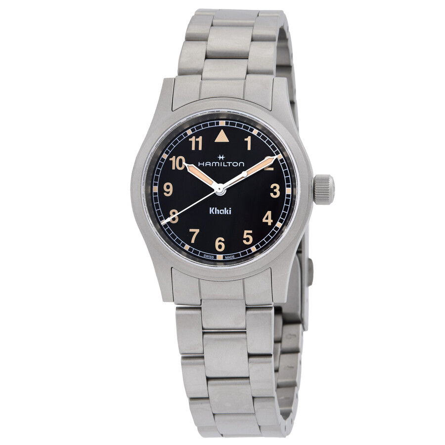 Khaki Field Quartz Black Dial Ladies Watch H69301131