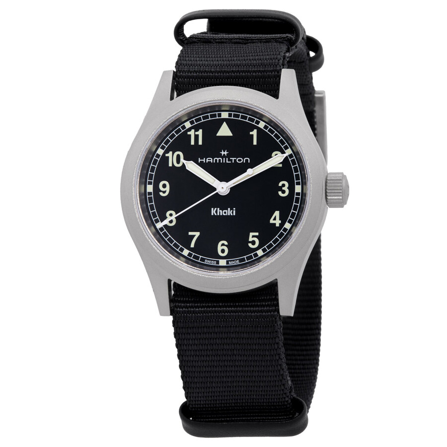 Khaki Field Quartz Black Dial Watch H69301430
