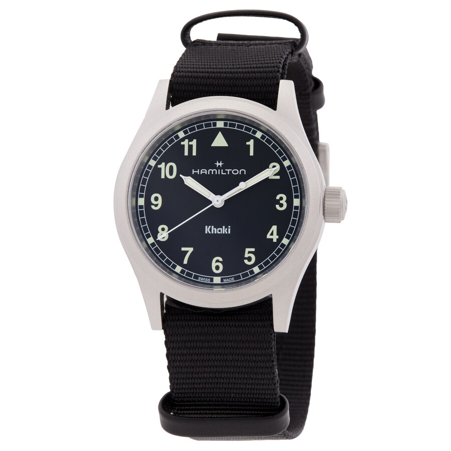 Khaki Field Quartz Black Dial Watch H69401430