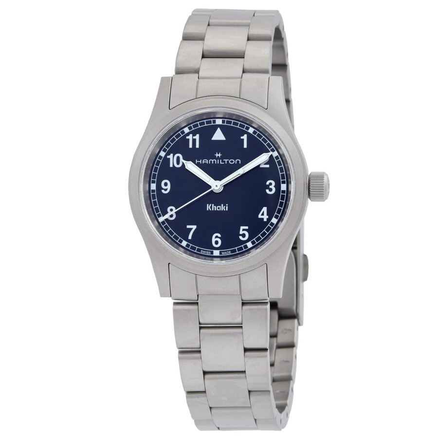 Khaki Field Quartz Blue Dial Ladies Watch H69301140