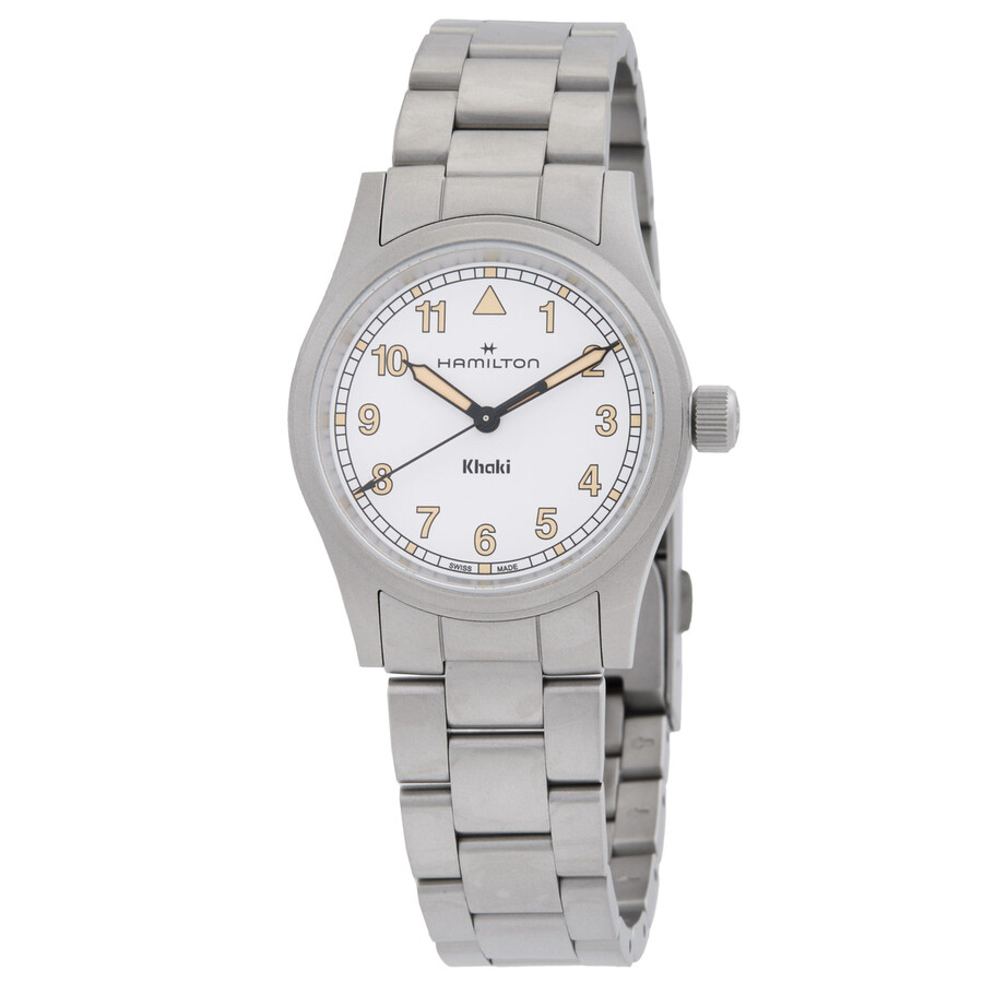 Khaki Field Quartz White Dial Ladies Watch H69301110