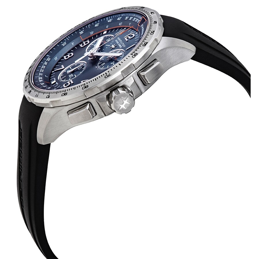 Hamilton Khaki XWind Chronograph Quartz Blue Dial Men's Watch