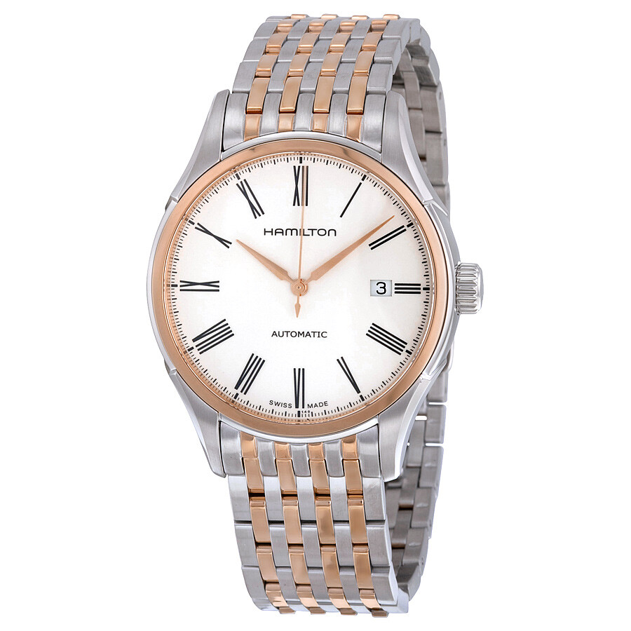 Valiant Automatic White Dial Two-tone Men's Watch H39525214