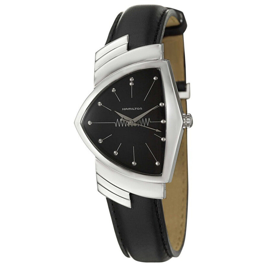 Ventura Quartz Black Dial Men's Watch H24491732