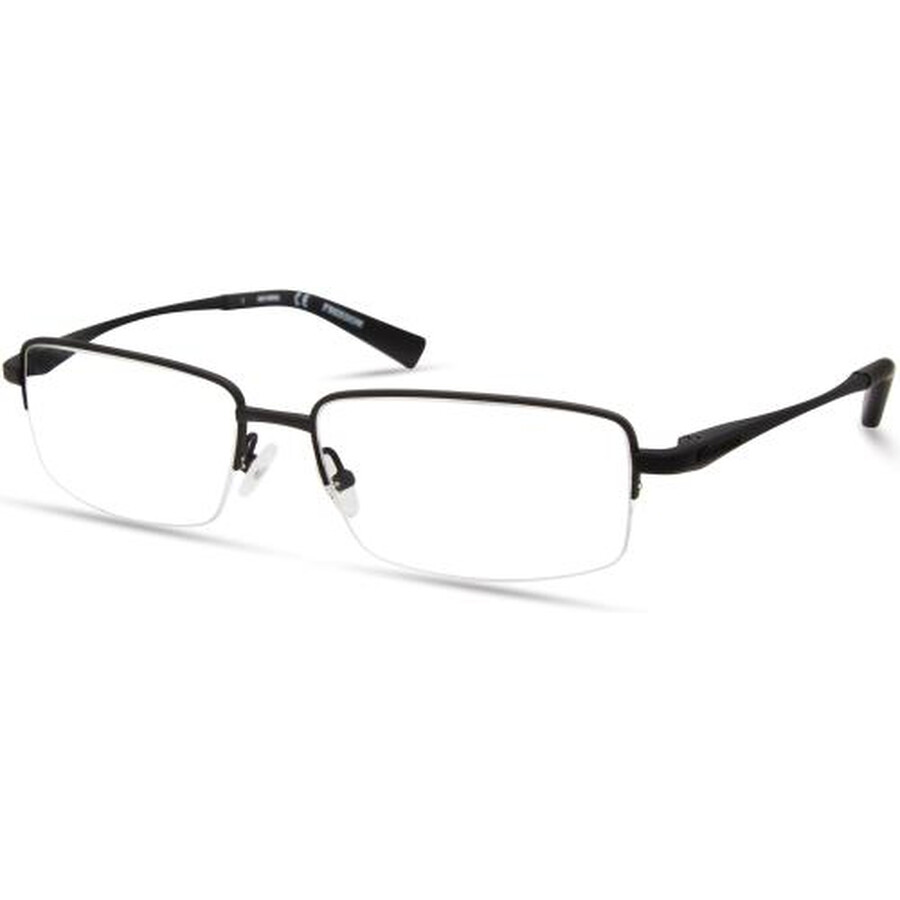 Harley Davidson Demo Rectangular Men's Eyeglasses Hd9024 002 57 In Black