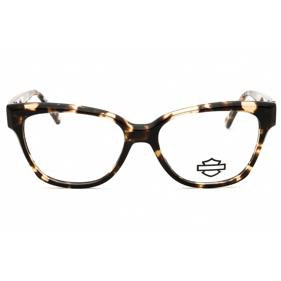 Harley Davidson Ladies Brown Rectangular Eyeglass Frames Hd50106