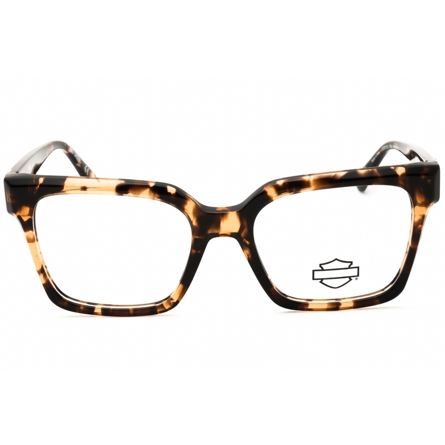 Harley Davidson Ladies Brown Rectangular Eyeglass Frames Hd50107