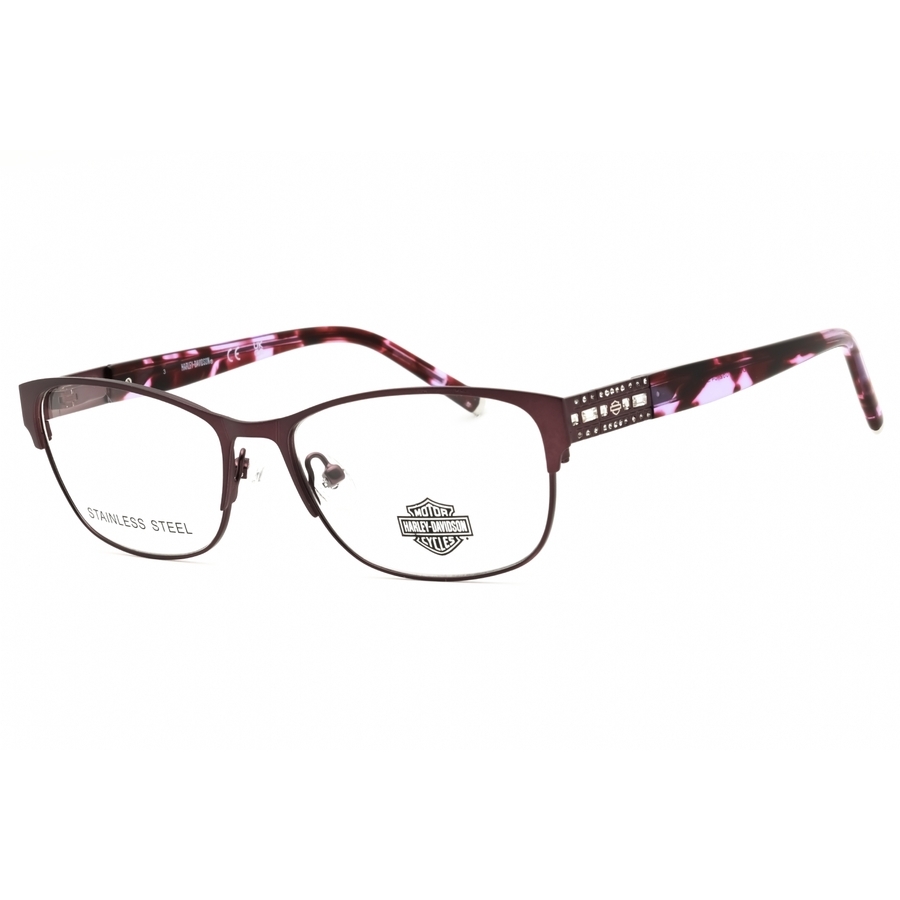 Harley Davidson Ladies Multi-color Rectangular Eyeglass Frames Hd0540