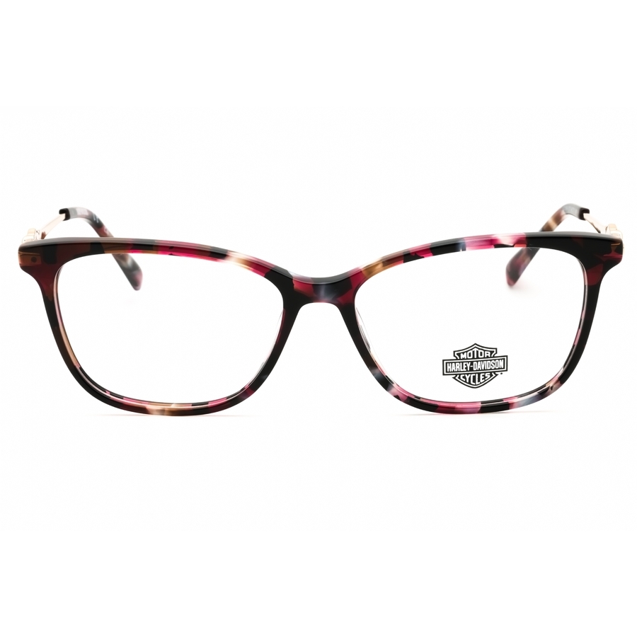 Harley Davidson Ladies Multi-color Rectangular Eyeglass Frames Hd0564
