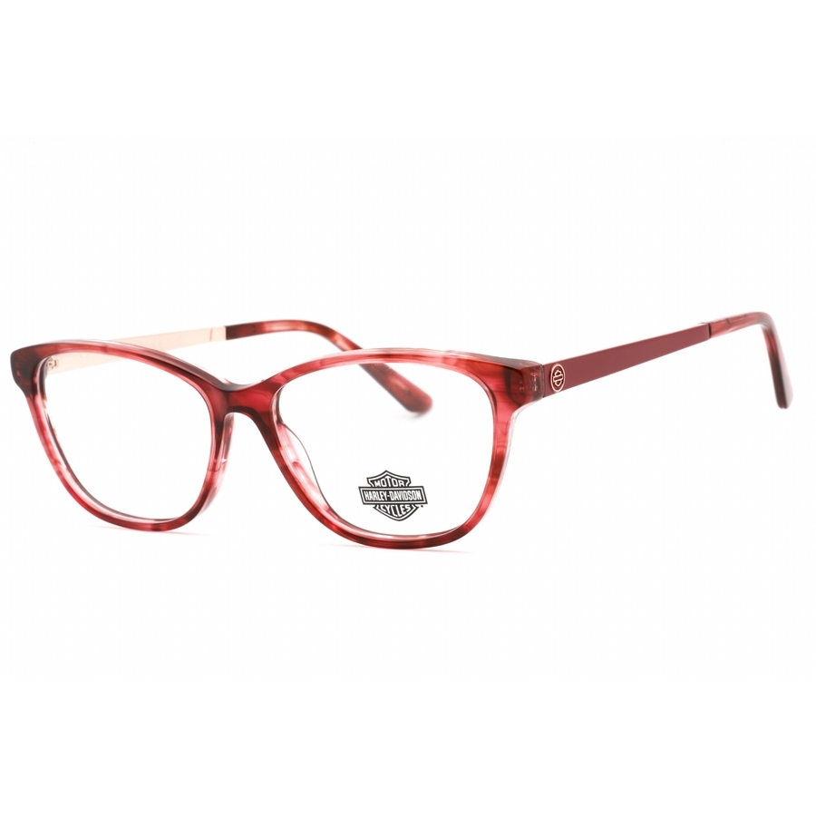 Harley Davidson Ladies Multi-color Rectangular Eyeglass Frames Hd0571