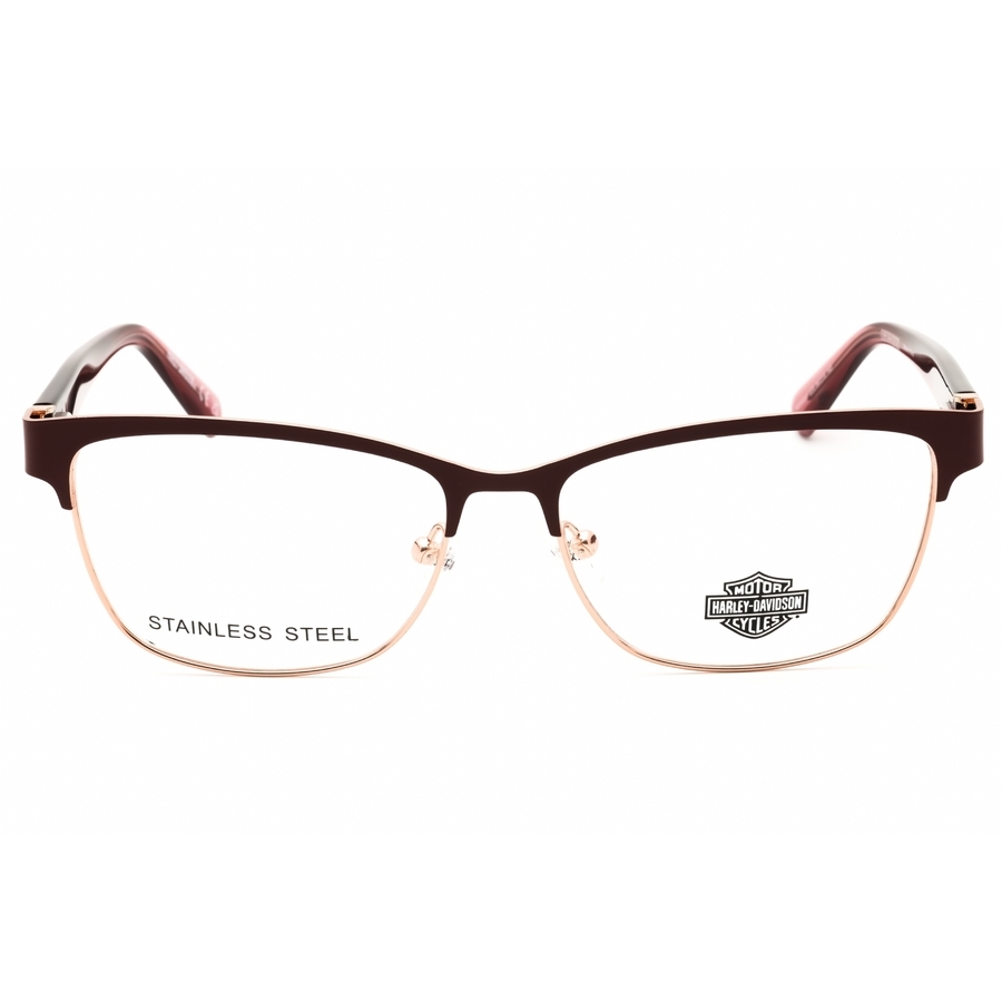 Harley Davidson Ladies Multi-color Rectangular Eyeglass Frames Hd50057
