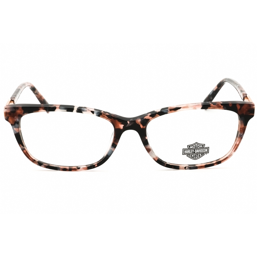 Harley Davidson Ladies Pink Rectangular Eyeglass Frames Hd0578