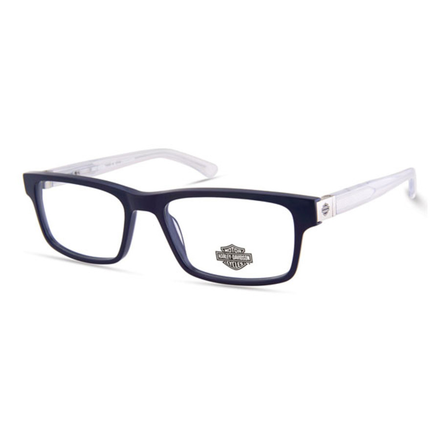 Harley Davidson Men's Blue Square Eyeglass Frames HD900409055 ...