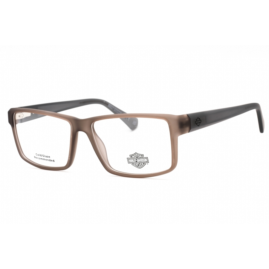 Harley Davidson Men's Grey Rectangular Eyeglass Frames HD0982 ...