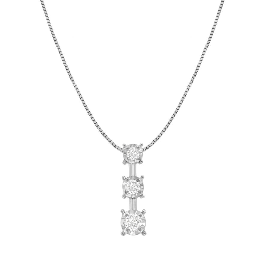 Stone Drop Pendant Necklace 