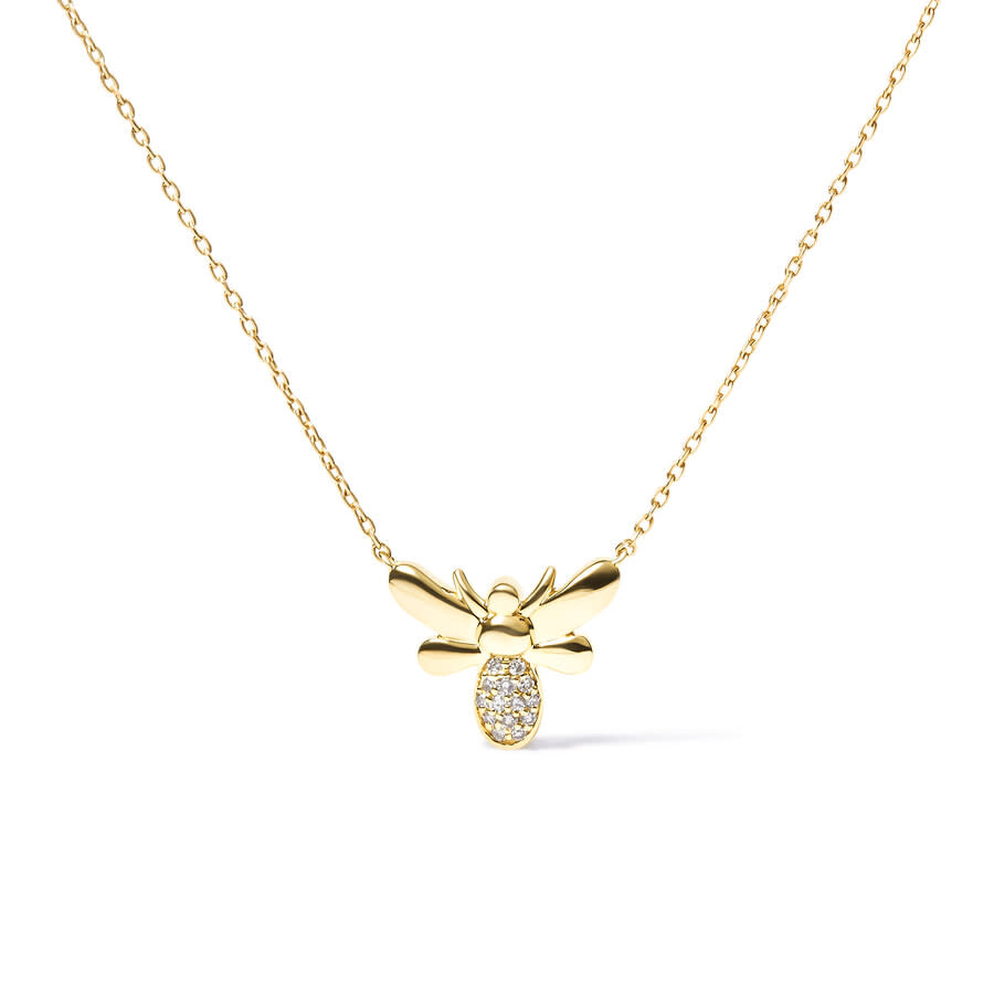 Haus Of Brilliance 10K Yellow Gold Diamond Accented Bumble