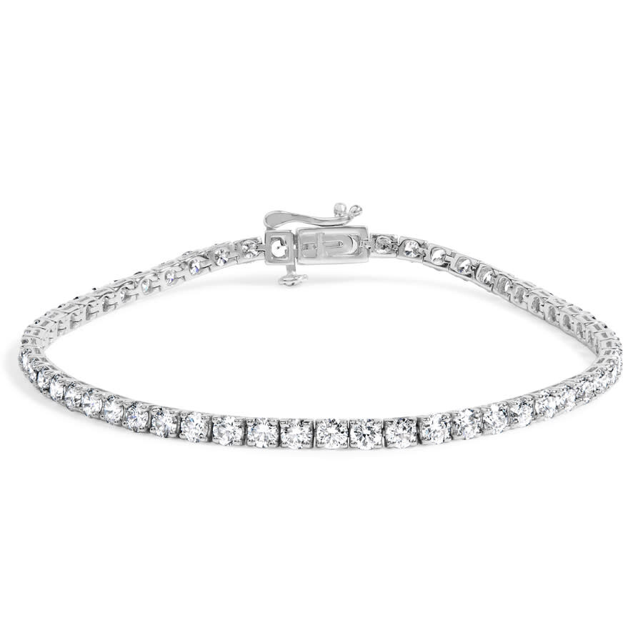 Haus Of Brilliance 14k Gold 5.0 Cttw Lab Grown Diamond Tennis Bracelet (f-g Color In White
