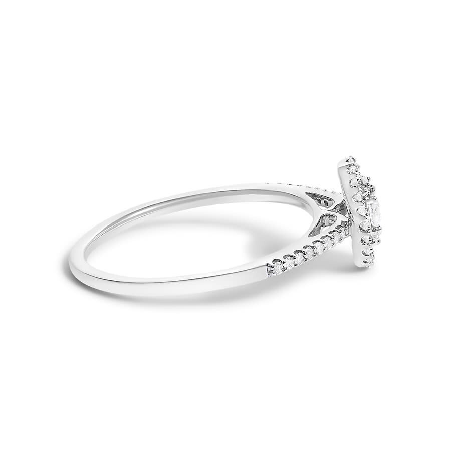 Haus Of Brilliance 14k White Gold 1/5 Cttw Diamond Oval Shape With Halo Engagement Ring (h-i Color In White
