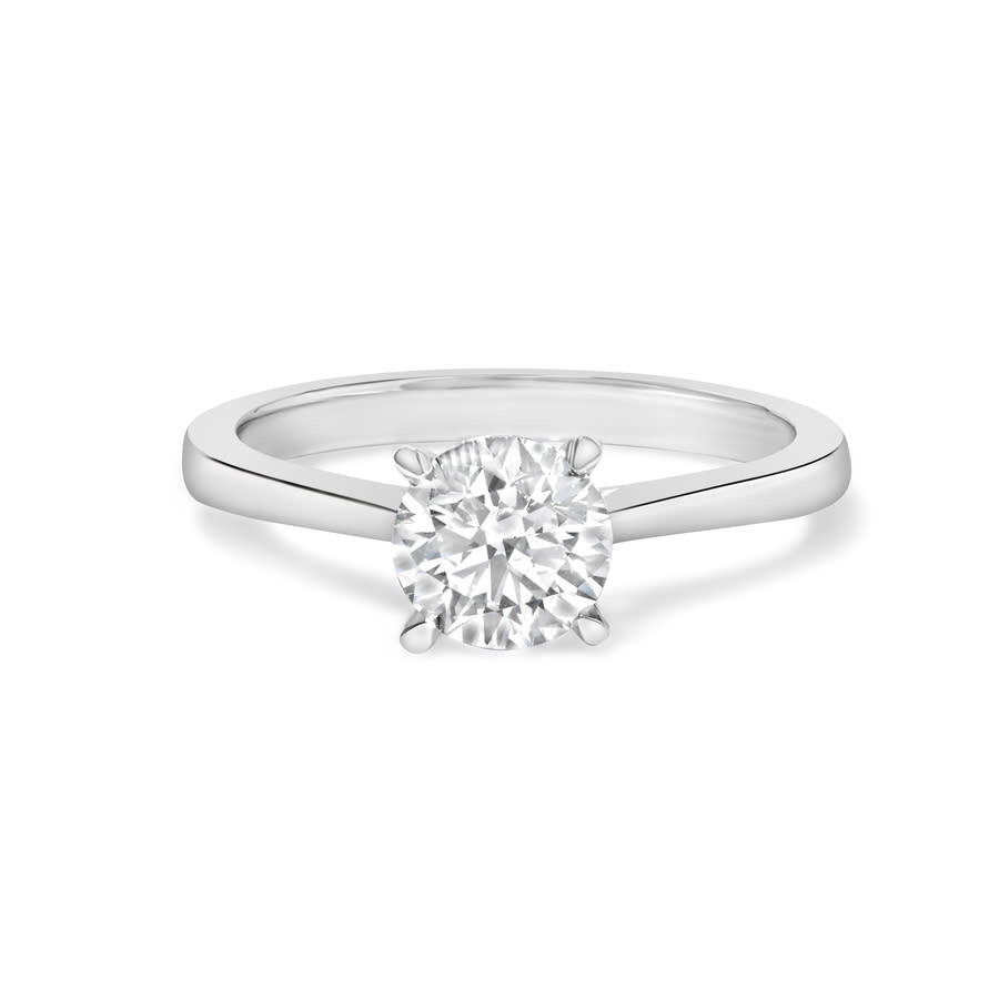Haus Of Brilliance 14k White Gold 1.0 Cttw Round Lab Grown Diamond Eagle Claw 4-prong Set Solitaire  In White