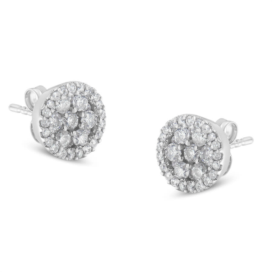 Haus Of Brilliance 14k White Gold 1ct Tdw Diamond Stud Earrings (h-i In White