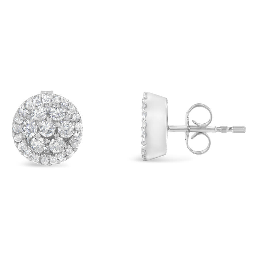 Haus Of Brilliance 14k White Gold 1ct Tdw Diamond Stud Earrings (h-i In White