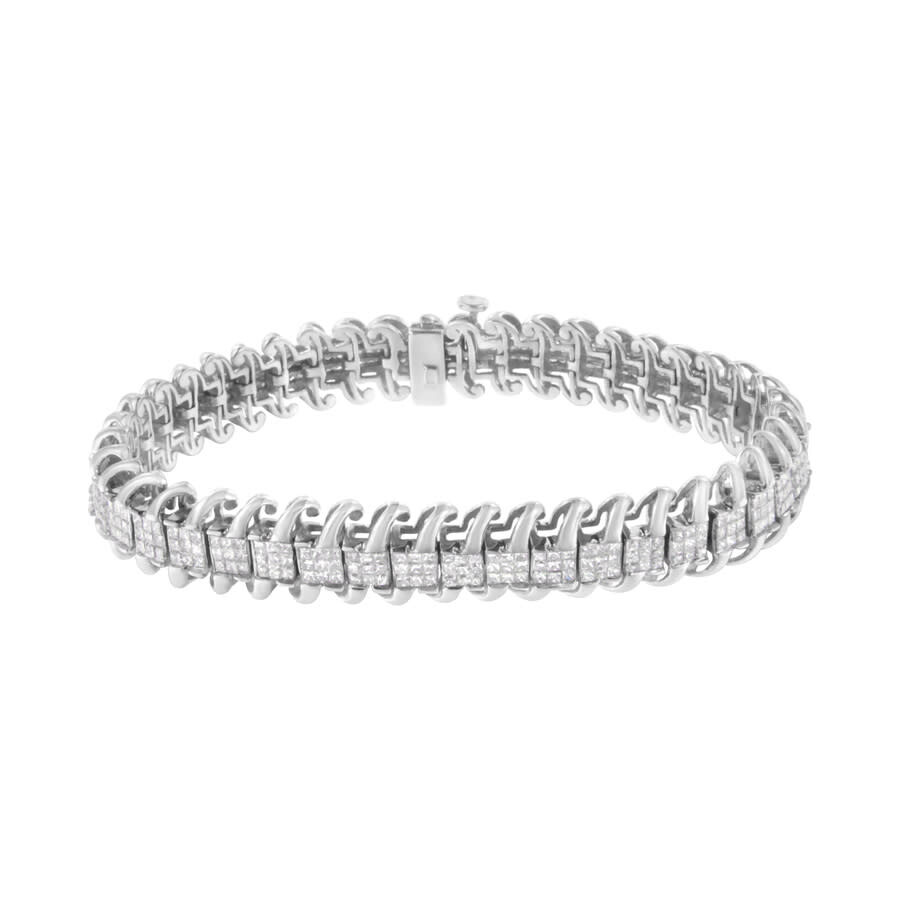 Haus Of Brilliance 14k 5.00 Ct. Tw. Diamond Tennis Bracelet In White