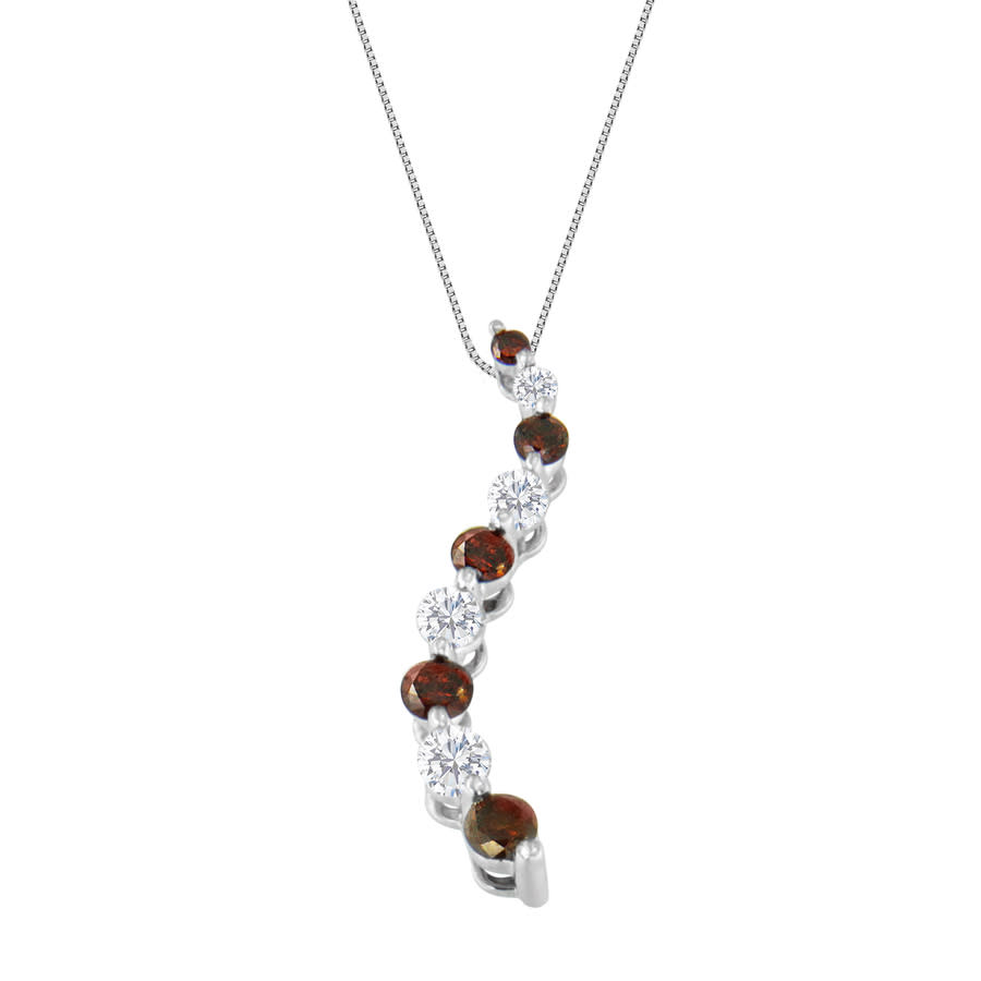Diamond Journey Pendant Necklace 