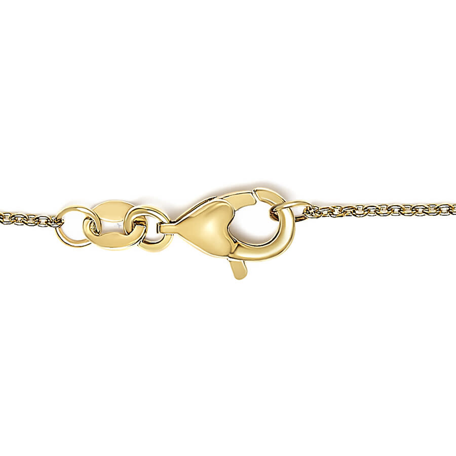Haus Of Brilliance 14k Yellow Gold Alternating Red Ruby And White Diamond Bezel Station Chain Bracel