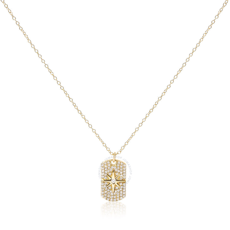 Haus Of Brilliance 18K Gold Plated .925 Sterling Silver 3/8