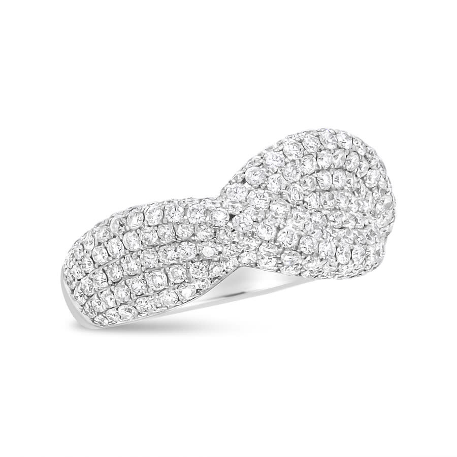 Haus Of Brilliance 18k White Gold Cluster 2 1/4 Cttw Diamond Fashion Ring (f-g Color In White